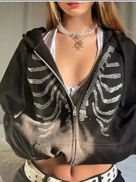 Jackets & Blazers - Women's Black & White Bomber Jacket Like New